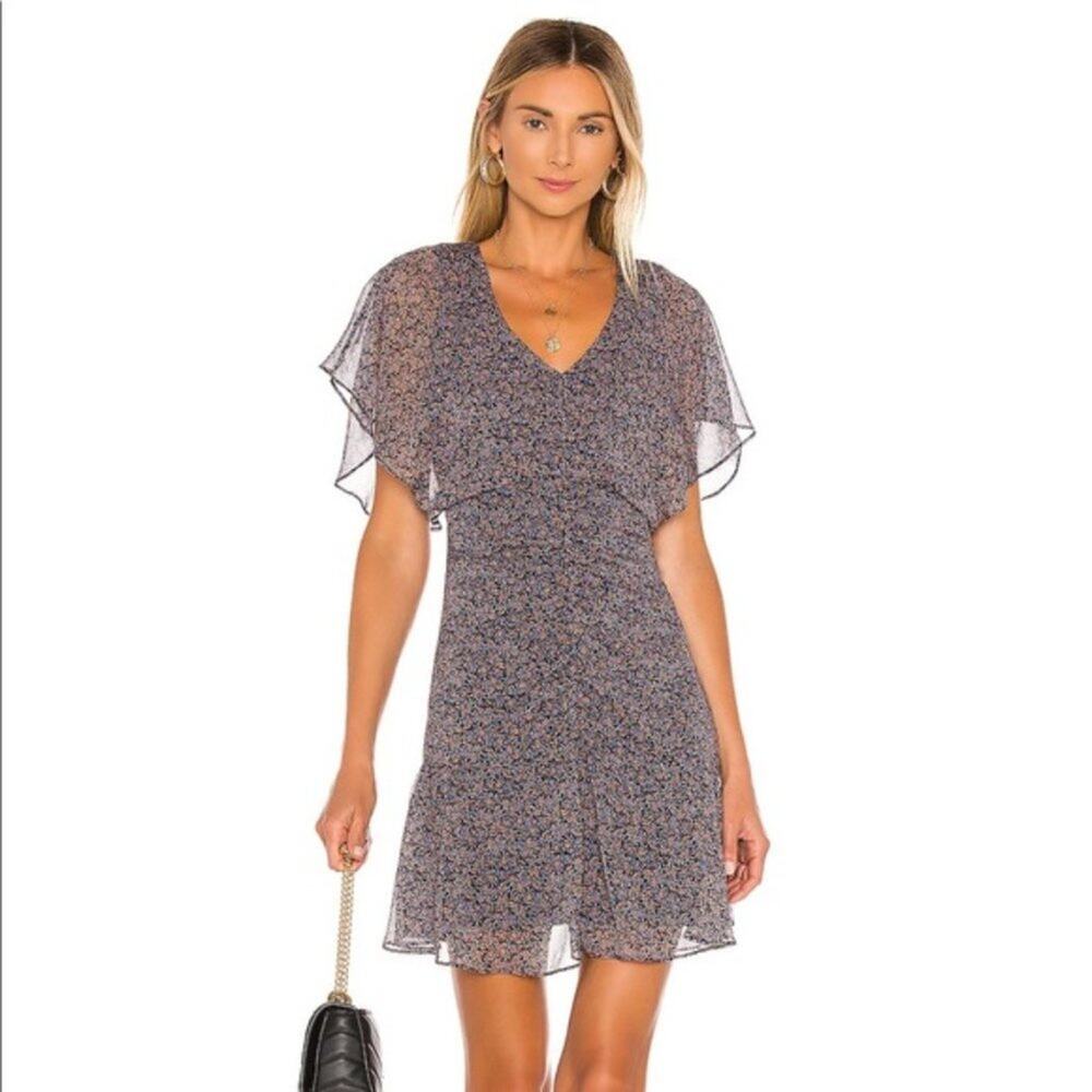 PARKER SILK FLORAL DRESS BY REVOLVE